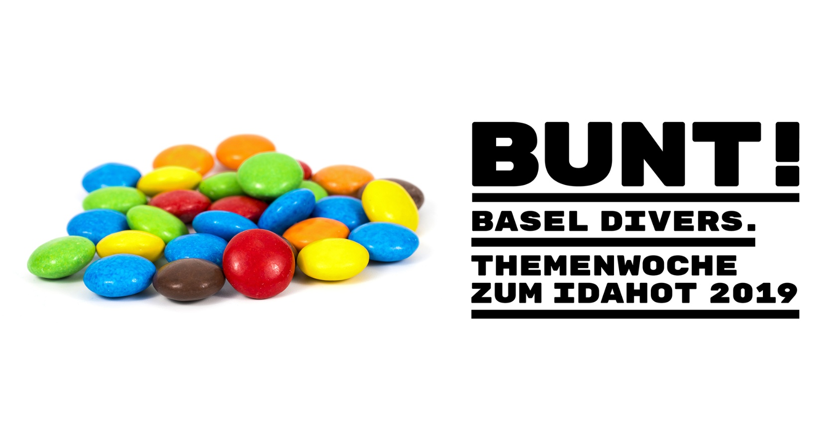Bunt! Basel Divers. Themenwoche zum IDAHOT 2019 vom 11. bis 18. Mai 2019 